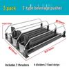 E-Type Automatic Beverage Shelf Organizer and Pusher for Supermarkets and Refrigerators