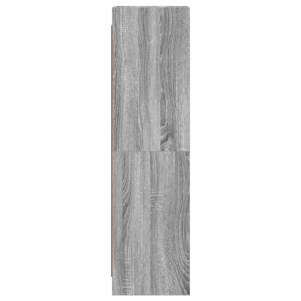Bookshelf Grey Sonoma 30 x 30 x 111 cm Engineered Wood
