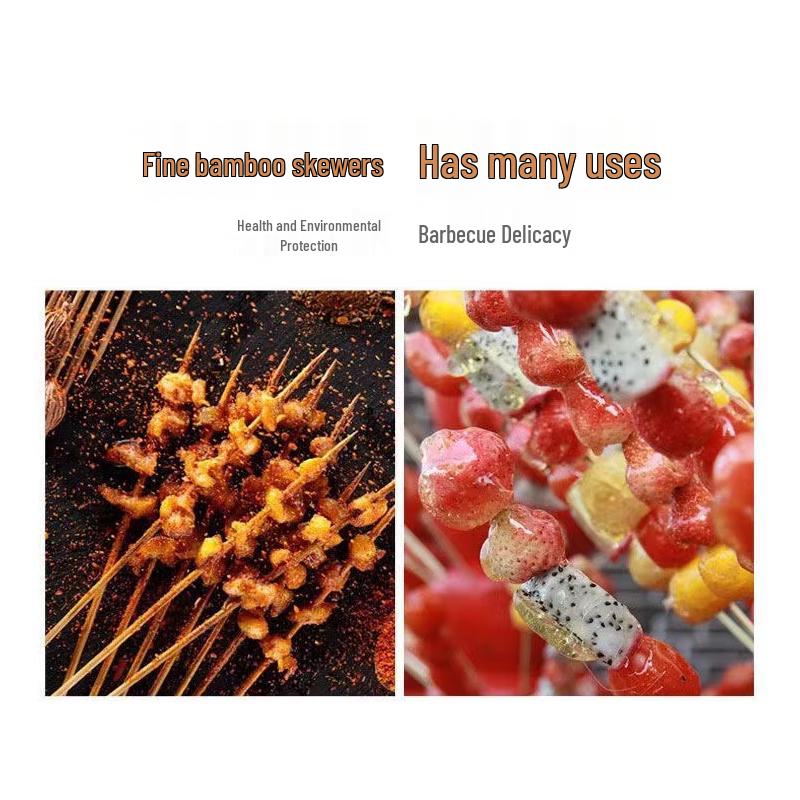 Disposable Bamboo Skewers (15cm, 300 Count)