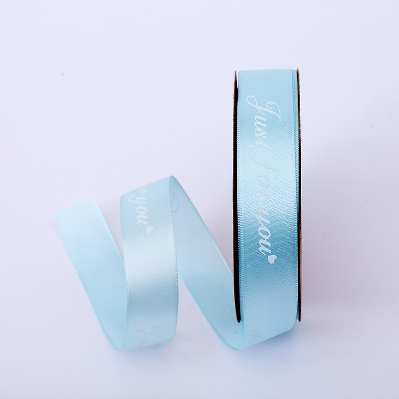 2.5cm Satin Ribbon for Gift Boxes, Cakes, and Flowers - Decorative Bowknot and Woven Colored Ribbon