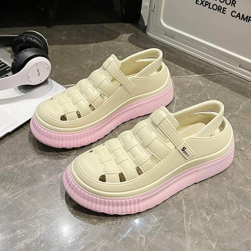 2025 Summer Women Sport Platform Sandals Autumn New Women Flats Platform Causal Shoes Waterproof Rome Beach Running Sandals