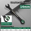 Portable 6-19MM Combination Wrench Open-end Dual-purpose Ratchet Spanner Manual Spanners Car Repair Tool