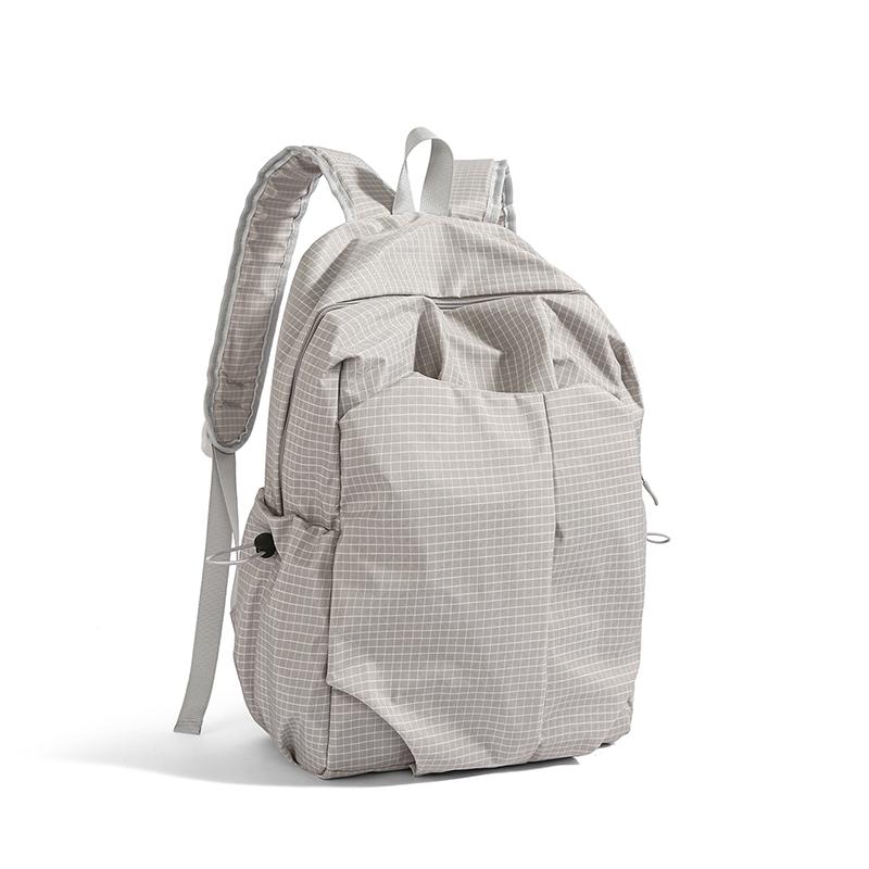 Nylon Commuter Backpack Lightweight Outdoor Large Capacity Check Student Backpack
