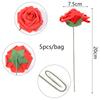 25Pcs Artificial Flowers Roses Fake Flowers For Home Decor DIY Wedding Bride Decoration Bouquet Party Supplies Garland Accessory