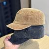 Retro Simple Printed Letters, Distressed and Washed Short-brimmed Snapback Cap, New Design for Men and Women, Made of Pure Cotton with Breathable