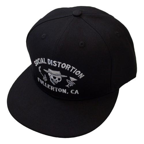 Social Distortion Unisex Erwachsenen Fullerton Skelly Snapback Kappe