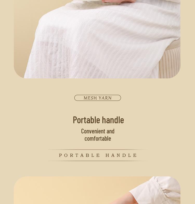 Large Capacity Mesh Makeup Bag: Portable, Multi-functional Toiletry Storage with High-Style Curved Design.