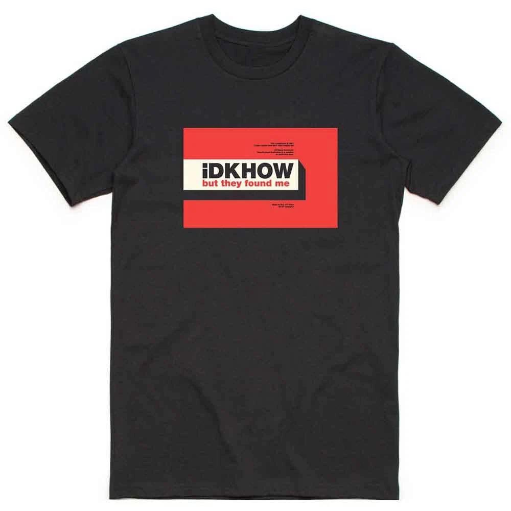 I Don t Know How Men s IDKHTS02MB04 T-Shirt, Black, XL S