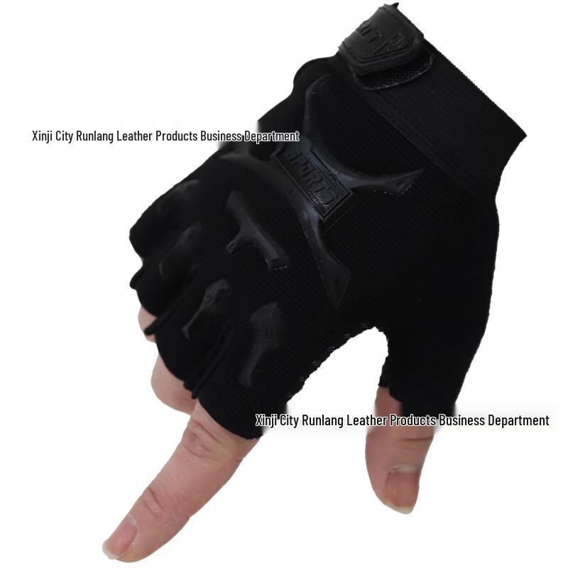 

Mu Qingqing Kids Half-Finger Anti-Slip Cycling Gloves