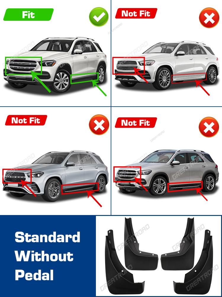 

Для Mercedes Benz GLE W167 V167 2020 2025 2025 2025 2025 2025 Брызговики Крыльев Защитные Брызговики Брызговики Брызговики Аксессуары для Автомобиля