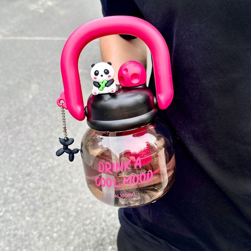 Shangqi Dual-Drink Large Capacity Water Bottle with Straw