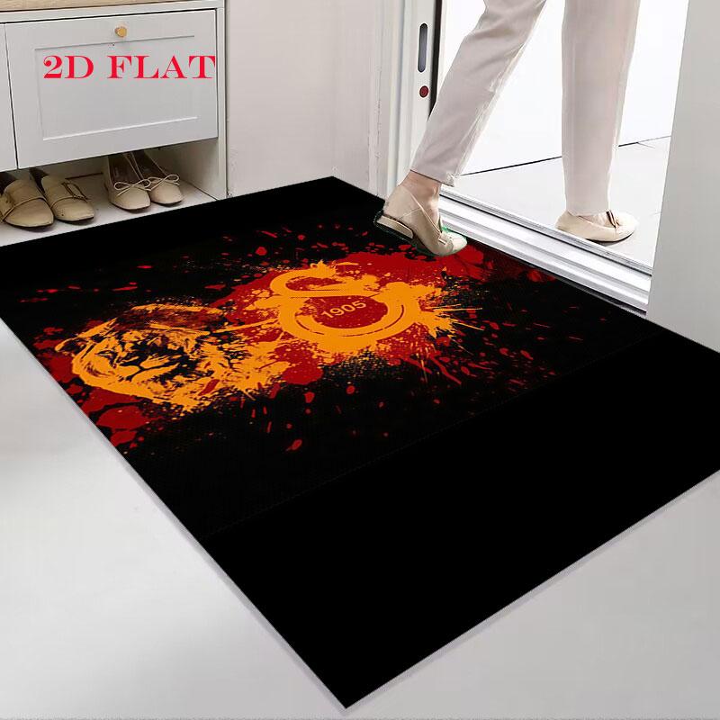 Galatasaray Crest Carpet Rug for Living Room Bedroom Home Sofa Decoration,Kids play Nonslip Floor Mat