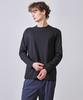 BASIC HOUSE Breathable Sorona Regular Fit Round Neck Plain Long Sleeve T-Shirt Black