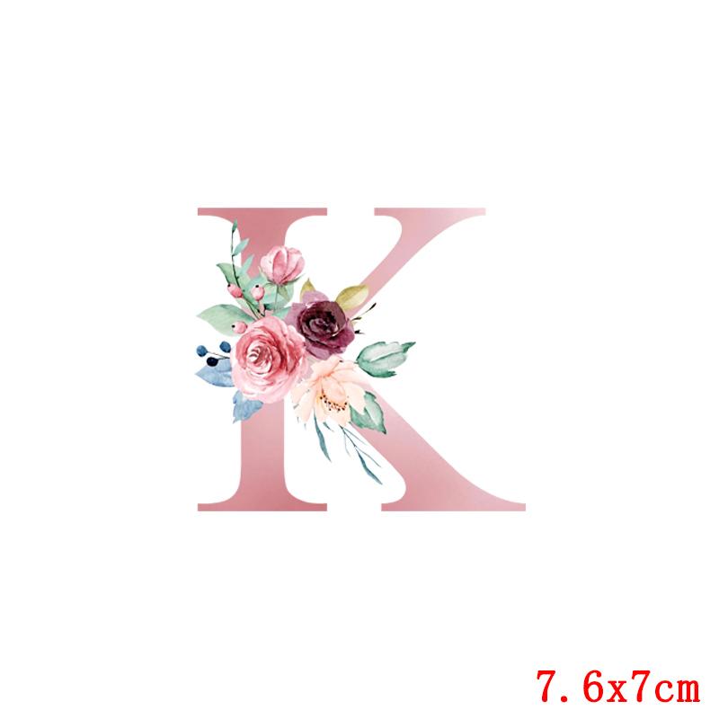 

Нашивка с цветочными буквами, термоперенос для одежды, сделай сам, название бренда, термоперенос для одежды, термонаклейка на одежду