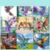Cute Bird Acrylic Wall Decoration For Living Room And Garden Festive Decor Gift