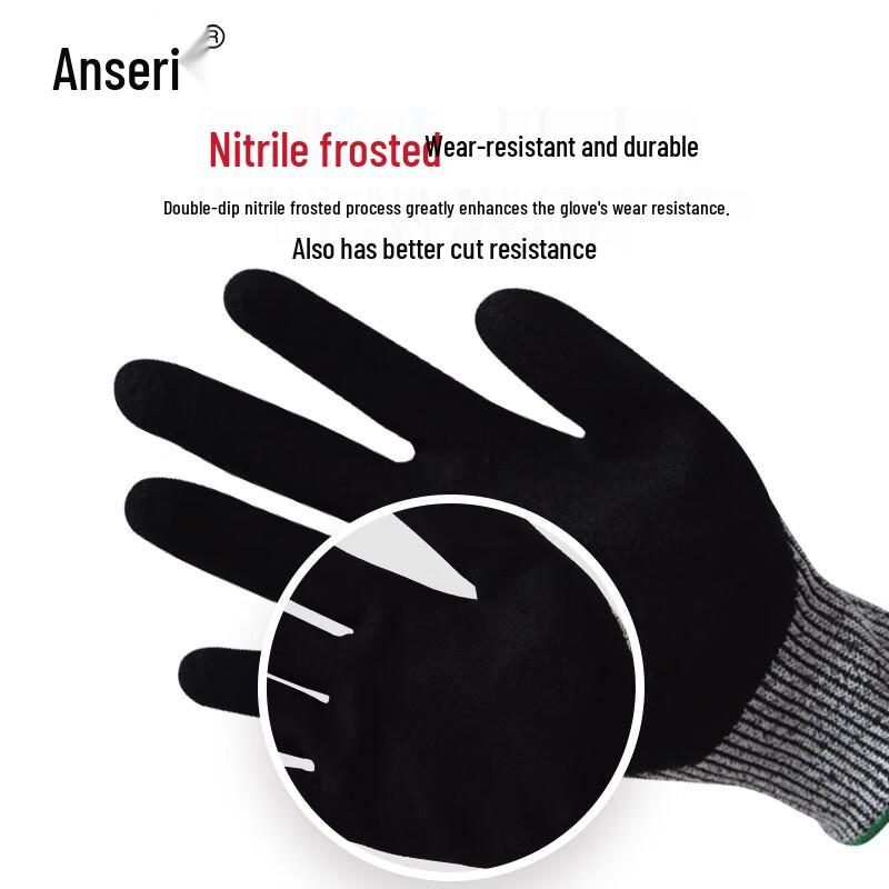 

Ancera Level 5 Cut-Resistant Work Gloves L
