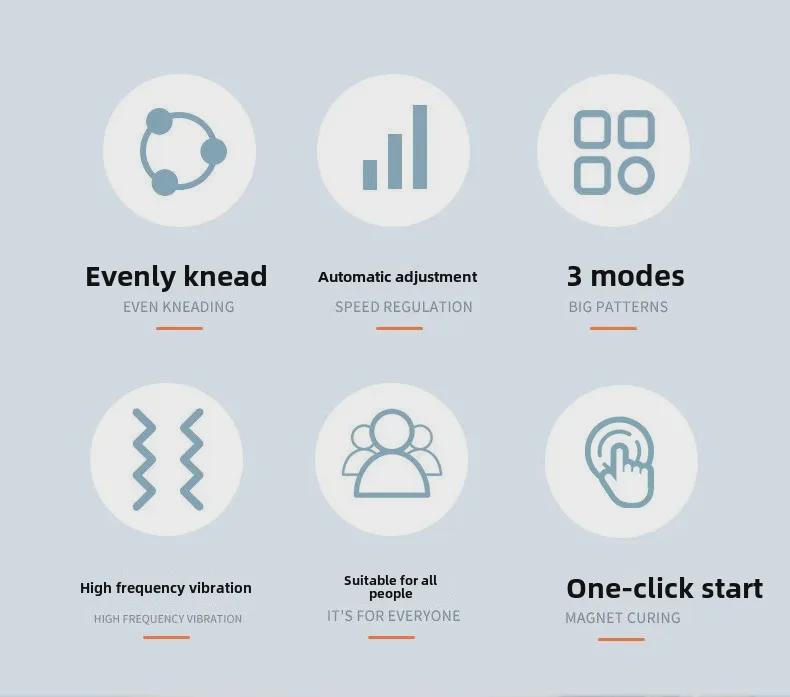 Multipurpose Heating Massage Belt for Legs, Hips & Back