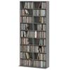 640 CD/360 DVD Storage Unit, Blu-ray Media Storage Shelf, Grey