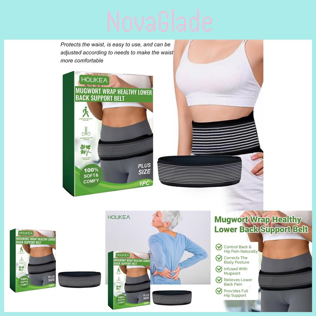 Adjustable Houkea Lower Back Support Belt For Relieving Back Pain And Discomfort