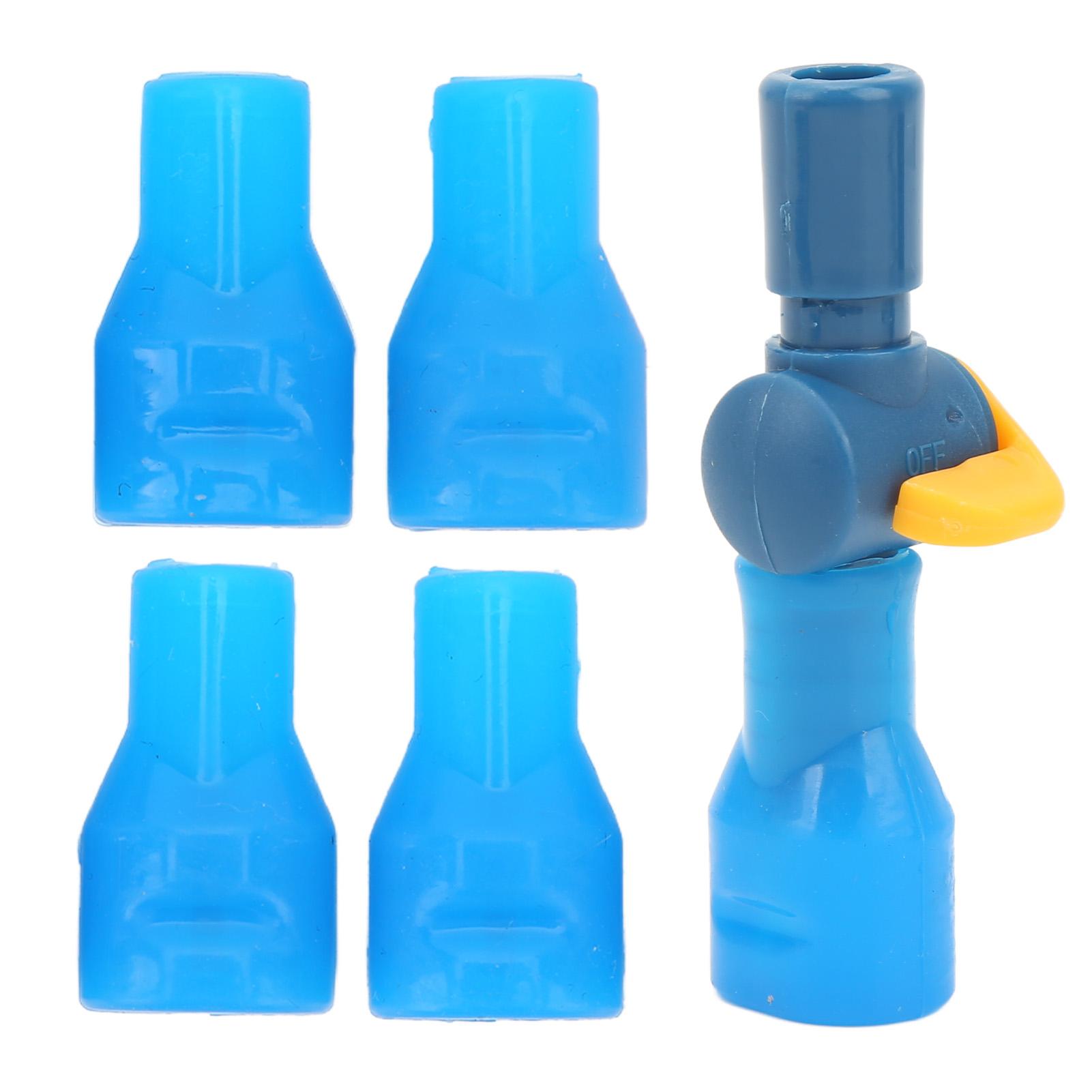 

5 шт. Клапан-загубник для питьевого мешка, пищевой силикон, с прямым трубным соединителем, насадка для питья из питьевого мешка