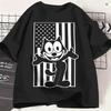 Ffelixs Black Cat Unisexs T Shirt Alien Abduction Vintage Tees Short Sleeve Crew Neck Tshirts Cotton Plus Size Clothing