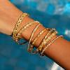 Vnox Luxury Zircon Can Open Bangles, Stainless Steel Pretty Heat Bracelet For Women, Statement Jewelry Party Gifts