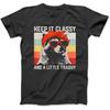 Bleib stilvoll und ein bisschen trashig Shirt Vintage Waschbär T-Shirt THA Tanktop Sweatshirt Hoodie Herren Damen Schwarz