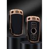 Ontto Key Fob Cover Fit for BMW 3 Series 2005-2012 Key Remote TPU Key Shell Case for 1 3 5 Series E90 E92 E93 X5 X6 Z4 E90