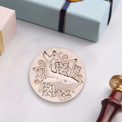 Wax Copper Head Ocean Paradise Series Vintage Craft Sealing Stamp Head For Cards Envelopes Wedding Invitations Gift Packaging