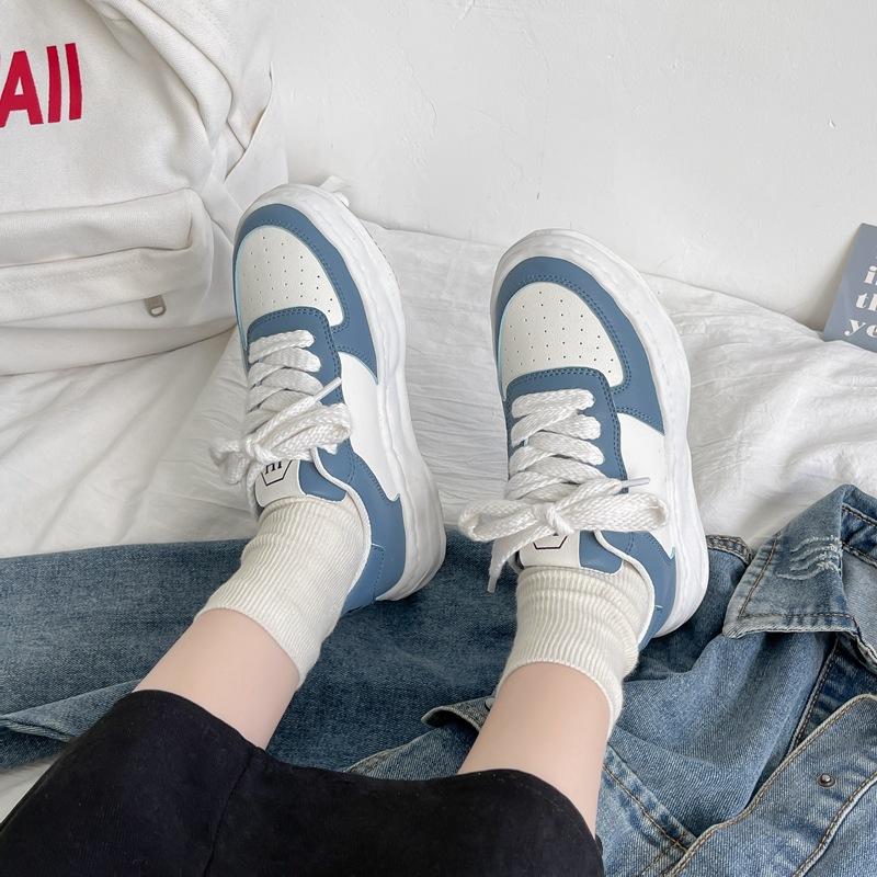 

Little White Shoes Women s 2021 Spring and Autumn New Niche Design Dissolving Shoes Korean Edition Fashion Student Casual Versatile Board Shoes Tide 40