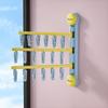 Anti-slip Suction Cup Sock Clip Dopamine Clothes Drying Holder Convenient Sock Clip Hanger  Balcony