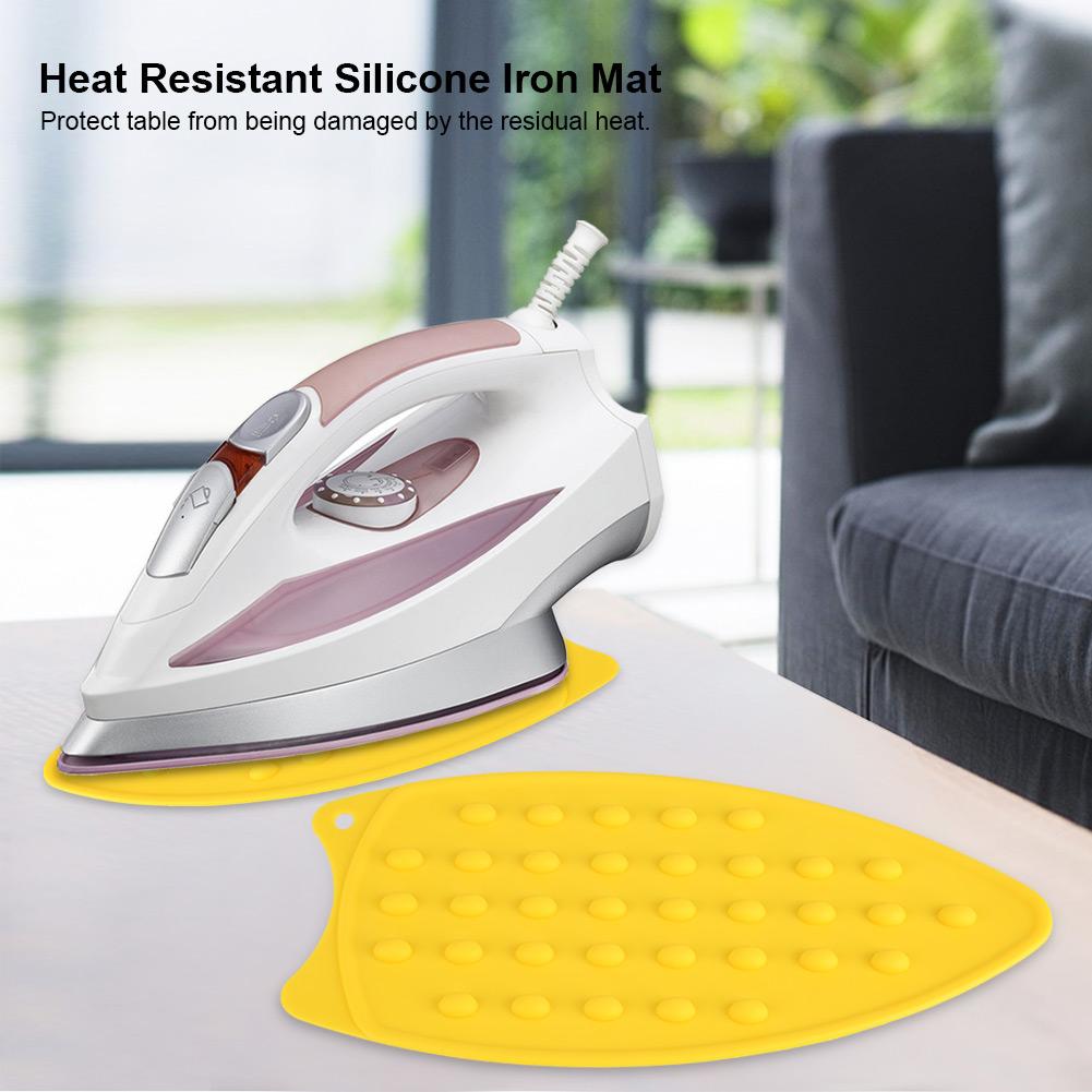 Anti slip Heat Resistant Silicone Iron Mat Hot Safety Protection Ironing Rest Pad