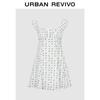 UR2026 Women's Floral Smocked Mini Dress