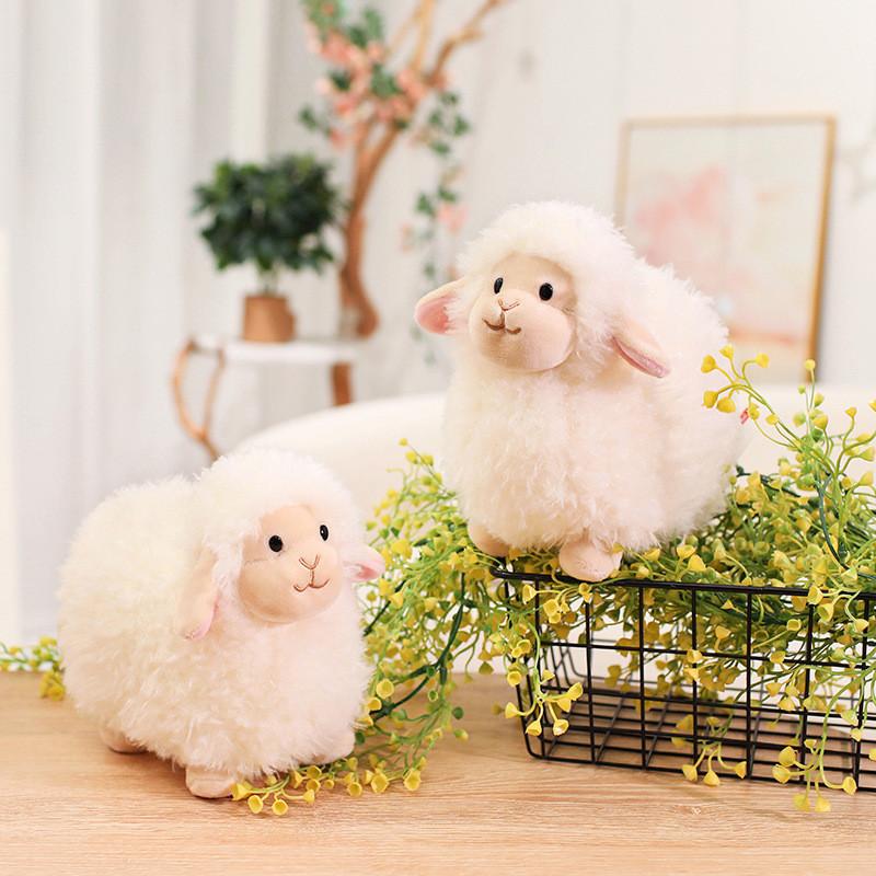 Plush Sheep Toy With Pp Cotton Filling Soft Animal Comfort For Kids And Gift Giving