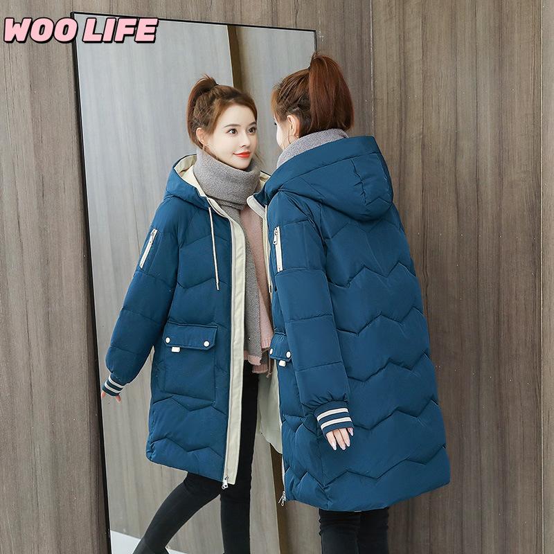 Women's Mid-length Padded Jacket Winter Thick Padded Jacket