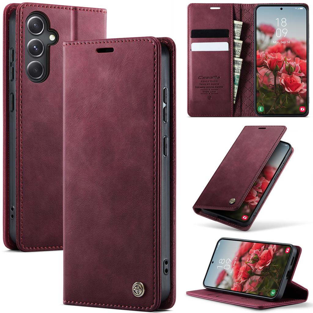 Wallet Card Leather Flip Case For Samsung Galaxy S25 S24 S23 S22 S21 S20 S10 A55 A56 A54 A53 Magnet Stand Shockproof Back Cover