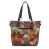 Bag large-capacity women's handbag to work commuter women's oblique span bag women's versatile contrasting color shoulder bag advanced sense