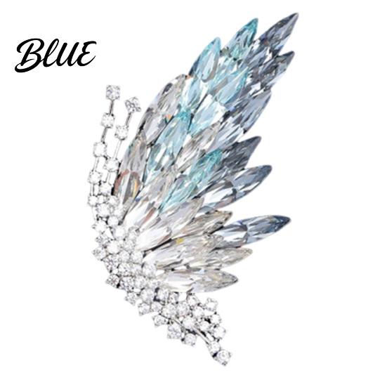 Brooch Accessory Butterfly Colored Diamonds Decor Durable Alloy Sparkling Wings