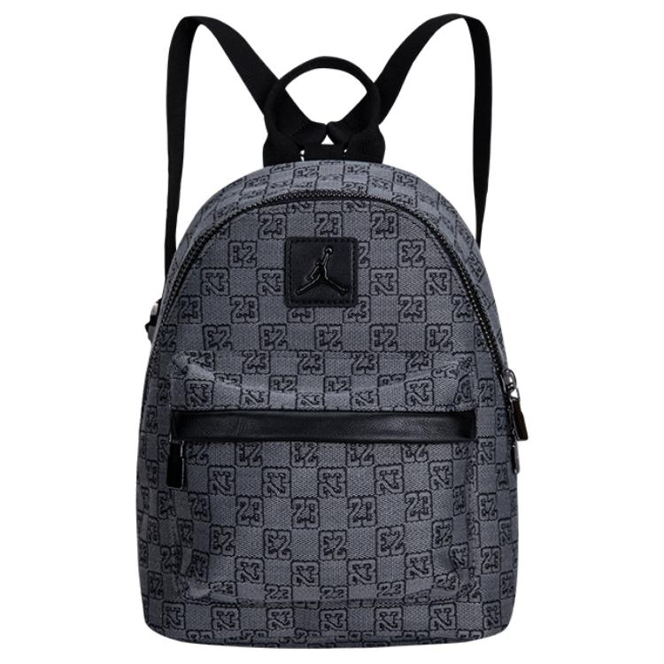 New Jordan Polyester With Cotton Backpack Mini Unisex Dark Smoke Gray FJ9679-070