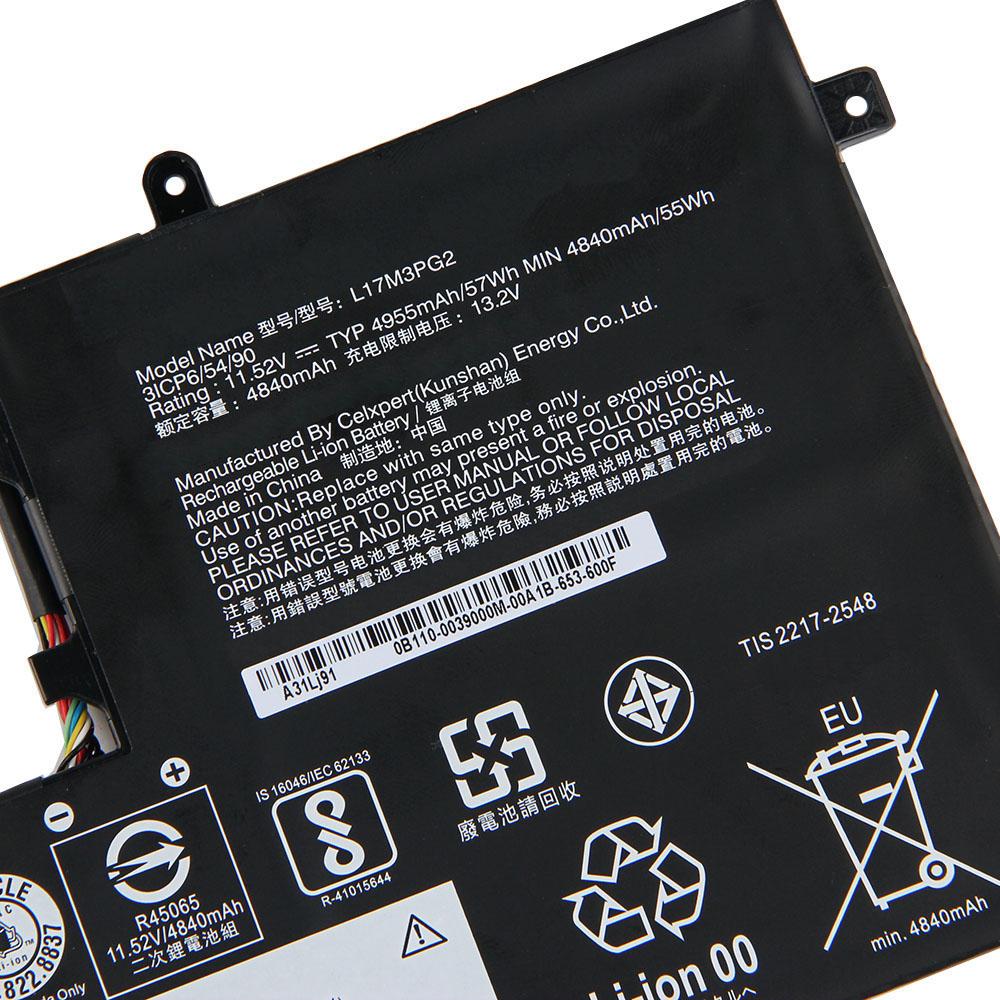 Nová náhradní baterie L17M3PG2 L17L3PG1 L17M3PG3 L17C3PG1 pro Lenovo Y530 Y540 Y7000 Y7000P 4955mAh