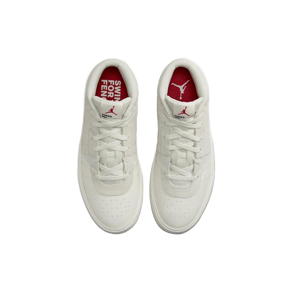 Air Jordan Series Mid Sail White Herren Sneaker Gum-Light-Brown Schwarz DA8026-100