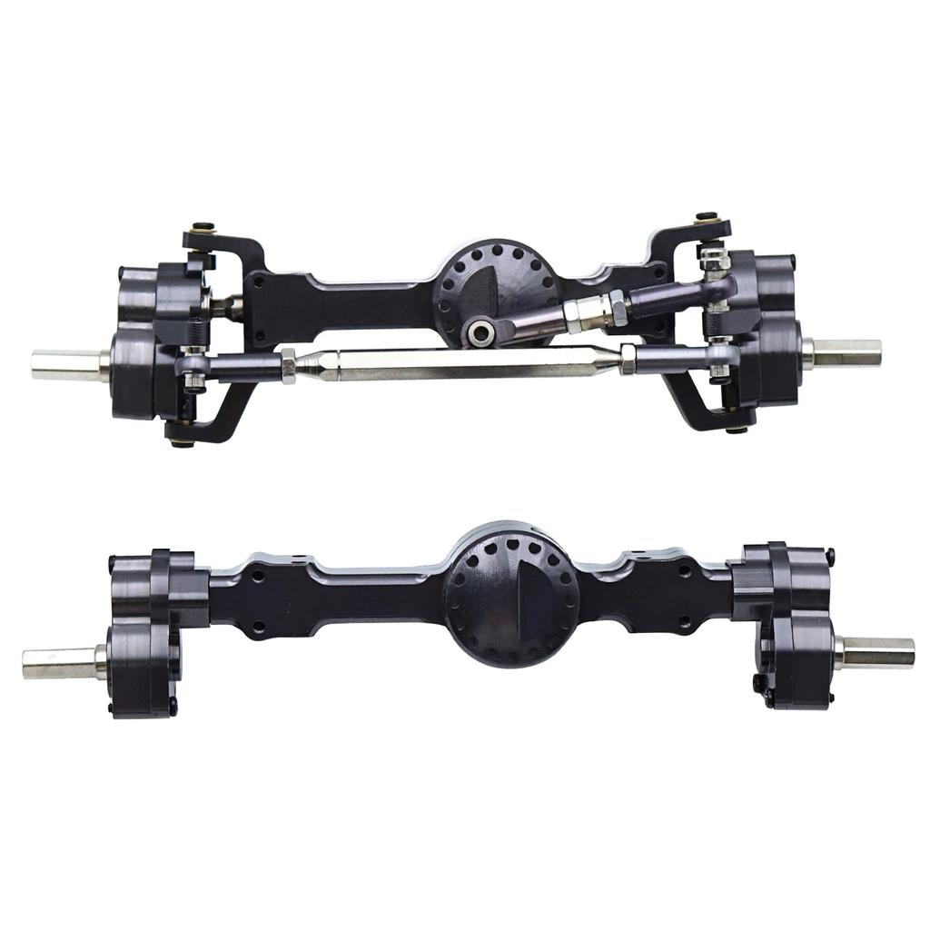 MN 99S Aluminum Alloy CNC Full Metal Front Rear Portal Axle Set For 1/12 MN MN99S MN98 D90 D91 D99 D99S MN90 RC Car Upgrade Part