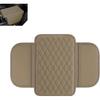WZP Car Center Console Cover, Leather Arm Rest Cover for Car, Waterproof Resistant Middle Console Cover Pad with 2 Storage Bags, Universal Auto