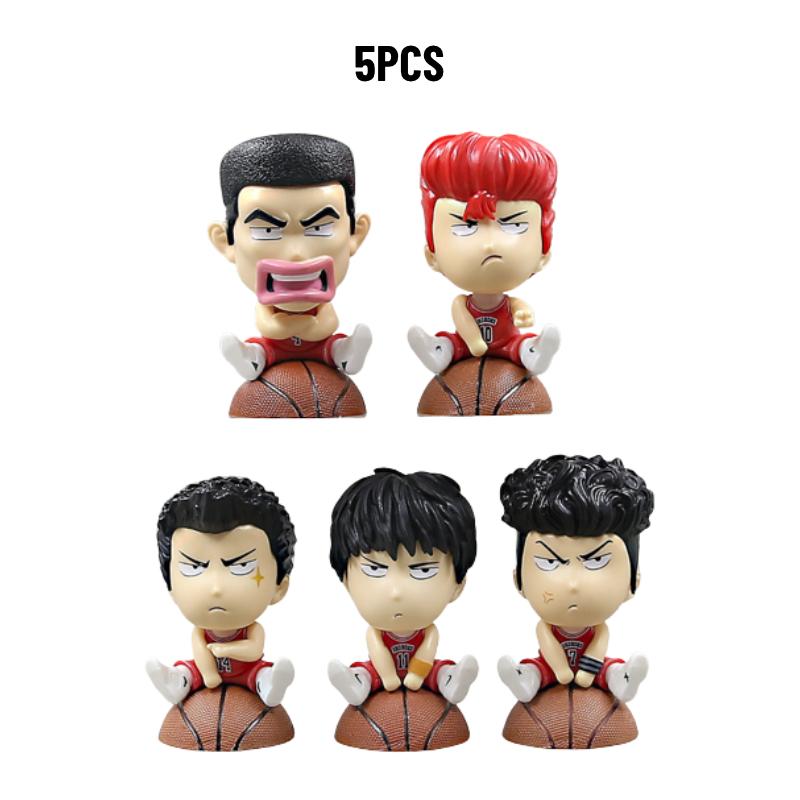 

Dunk 5pcs Slam Sakuragi Hanamichi Figure Model Pvc Toy Set Desk Decor Gifts Kids