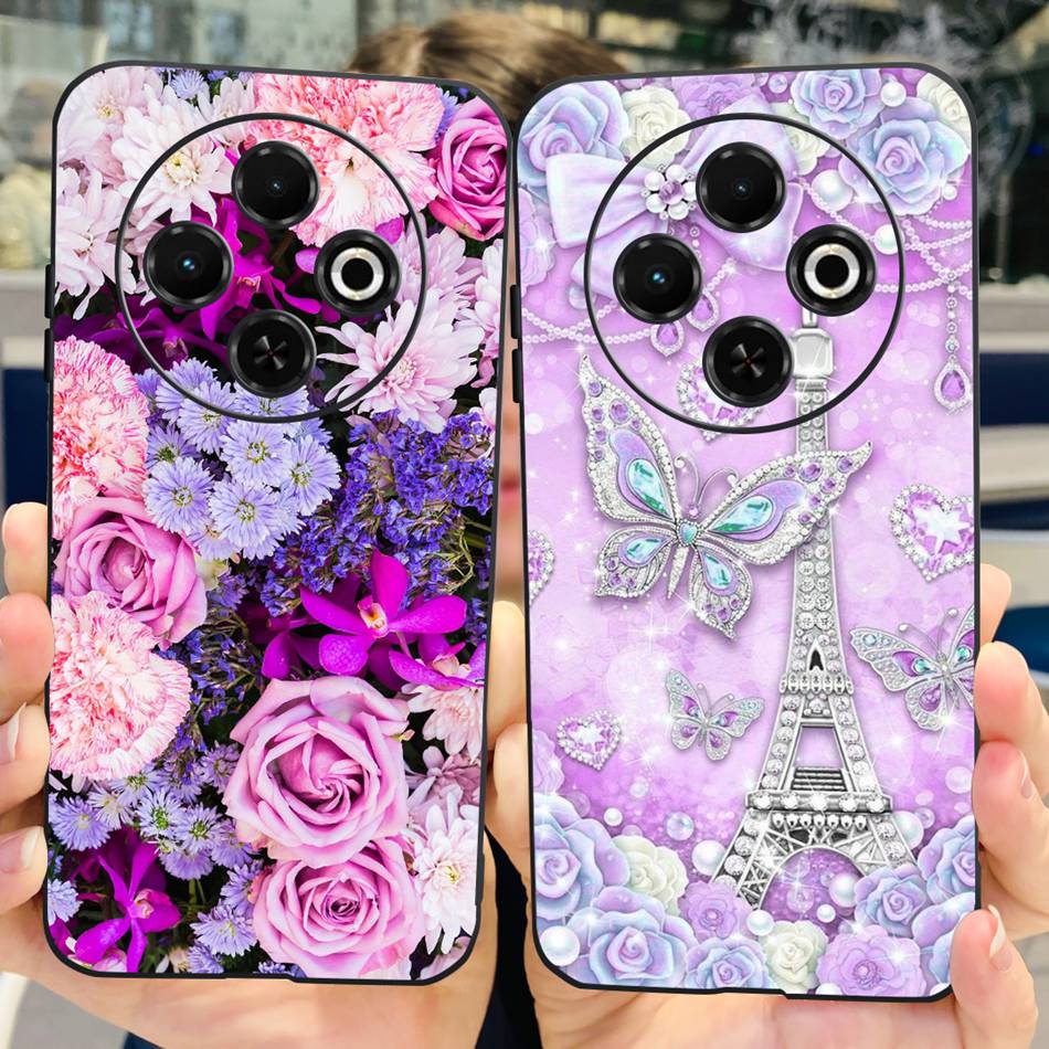 For Tecno Spark 30C Phone Case Spark30C 4G KI5 KI5n Elegant Printing Soft Silicone TPU Cases