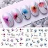 Nail Sticker Flower Water Transfer Nail Decal Wraps Nail Art Tips Manicure Decor