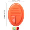 2pcs Divided Taco Serving Tray Oval Taco Holder Divider Plates Taco Plate  Snack