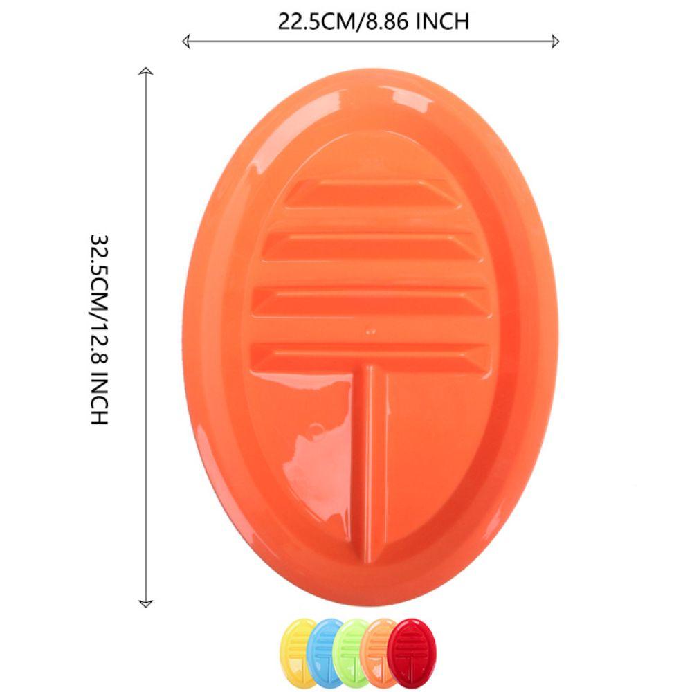2pcs Divided Taco Serving Tray Oval Taco Holder Divider Plates Taco Plate  Snack