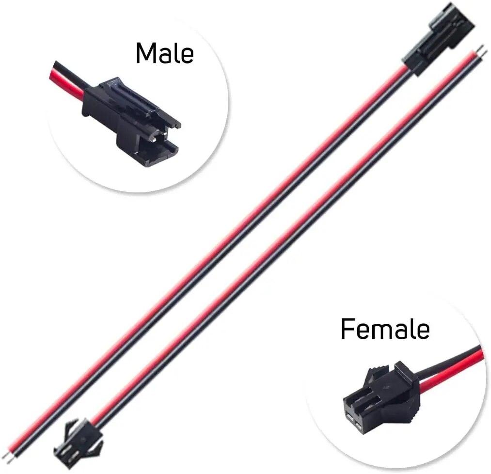 

10 пар 2/3/4/5-контактных кабелей SM JST 15 см, разъемы мама/папа для светодиодной ленты RGB 5050 3528 10pair 20pcs