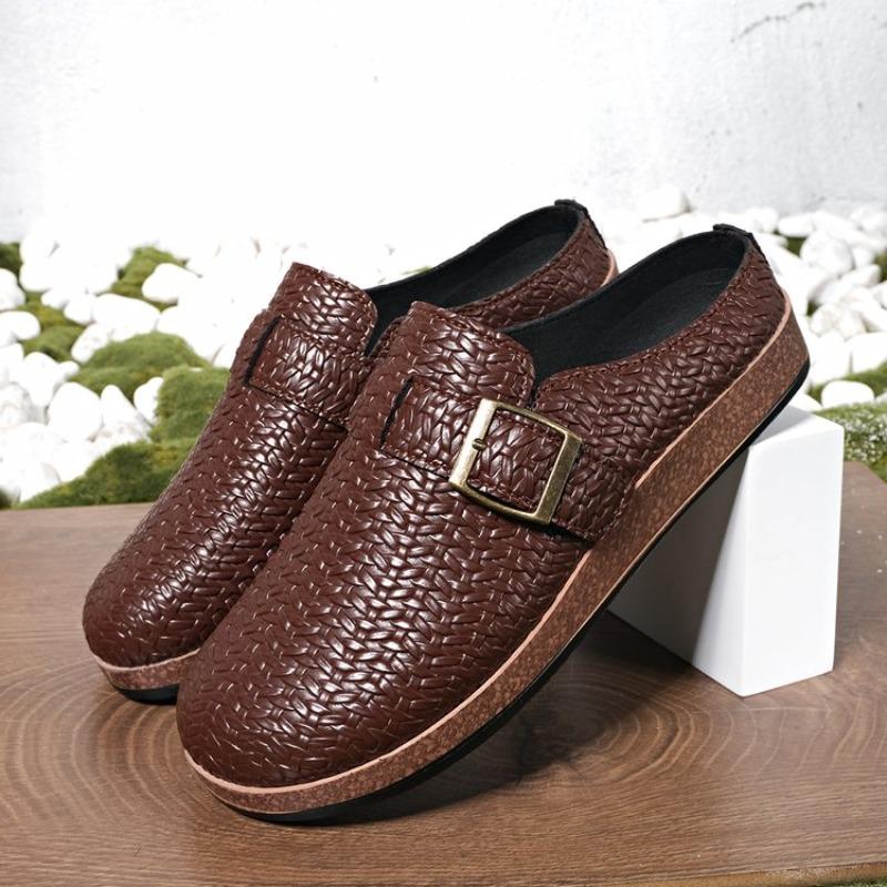 Fashion New Trend Mesh Platform High Women Slippers Hollow Sandals Mules Casual Shoes Woman Fad Beach Loafers Slides